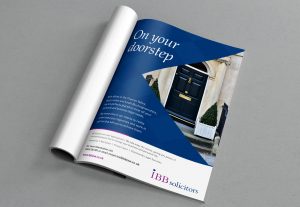 IBB Solicitors Advertising - On Your Doorstep Print Advert