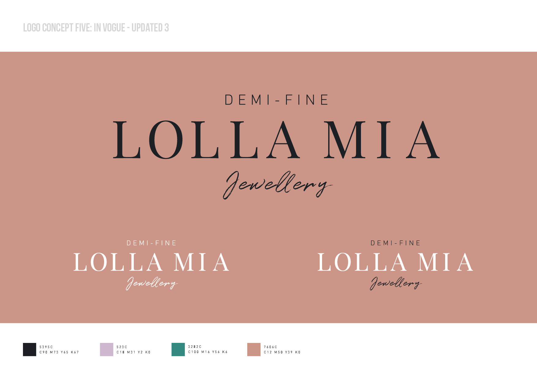Lolla Mia Logo/Brand Creation | Logo Concept that was picked