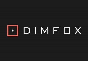 Final DIMFOX Logo Design - Dark Background