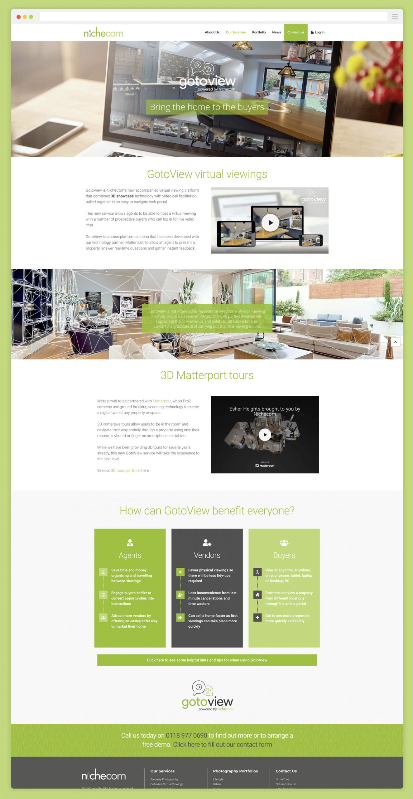 GotoView Branding & Webpage for NicheCom | My Name is Dan