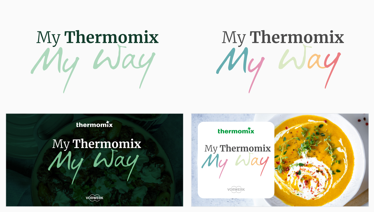 My Thermomix My Way Campaign for Vorwerk | Campaign Logo Concepts