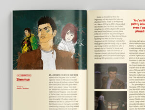 Dreamcast Year Two Book Illustrations | Retrospective Illustration for Shenmue Spread