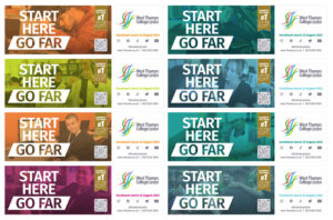 West Thames College Enrolment Campaign 2023 | All Interior Bus Panel Adverts For Campaign